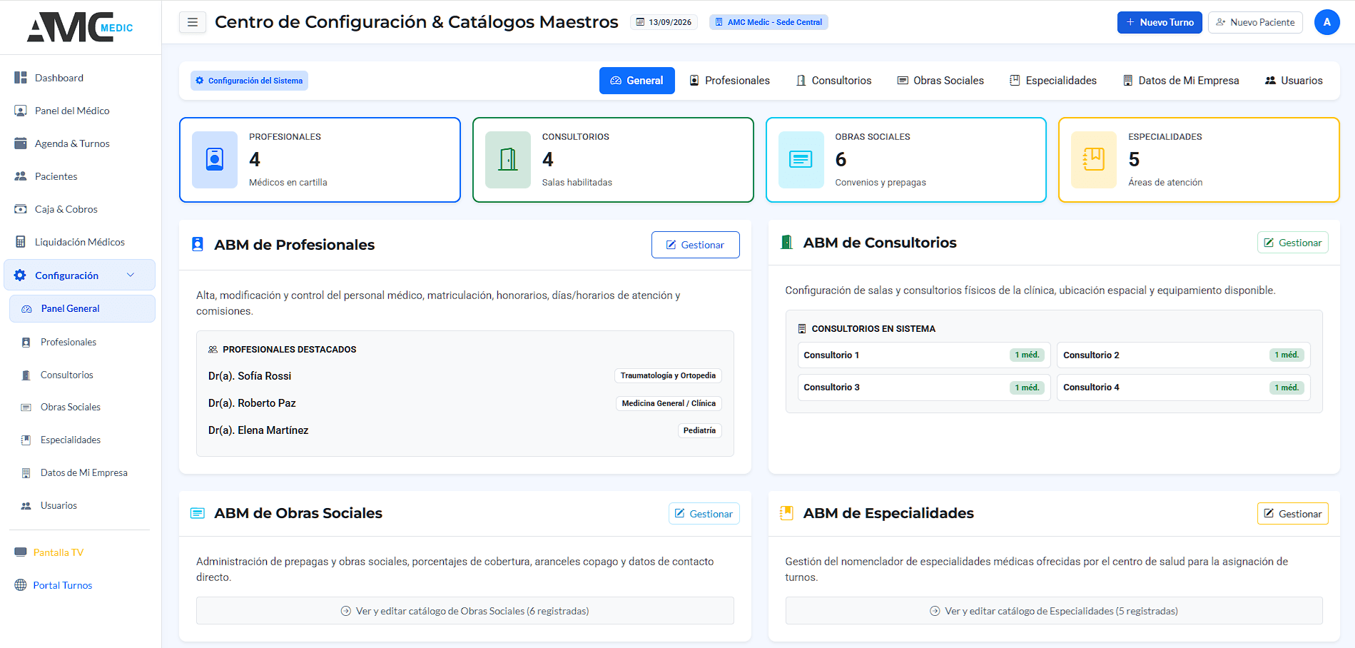 AMCMedic - Gestión Médica & Salud